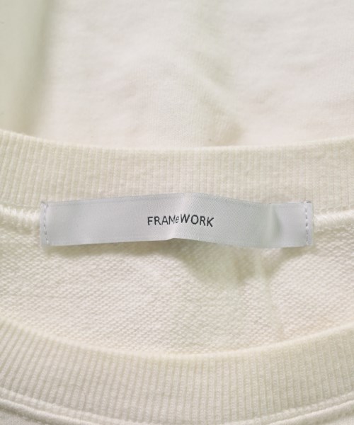 FRAMeWORK（フレームワーク）Tシャツ・カットソー 白 サイズ:F レディース/2200645525052