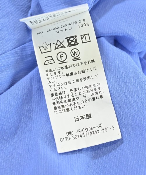 FRAMeWORK（フレームワーク）カジュアルシャツ 青 サイズ:F レディース/2200647860069