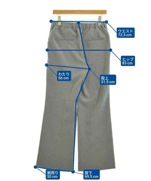 FRAMeWORK（フレームワーク）スラックス グレー サイズ:38(M位) レディース/2200643991323