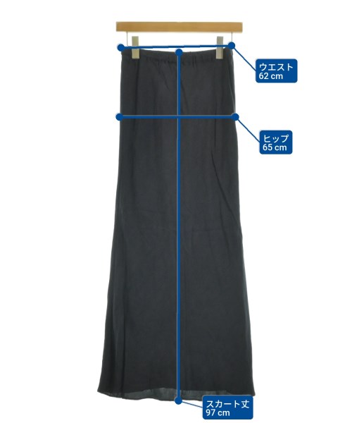 FRAMeWORK（フレームワーク）ロング・マキシ丈スカート 黒 サイズ:38(M位) レディース/2200642583079