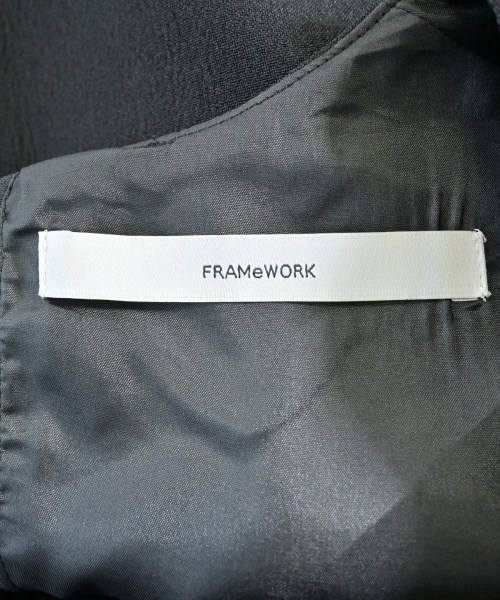 FRAMeWORK（フレームワーク）ワンピース 黒 サイズ:36(S位) レディース/2200647304129
