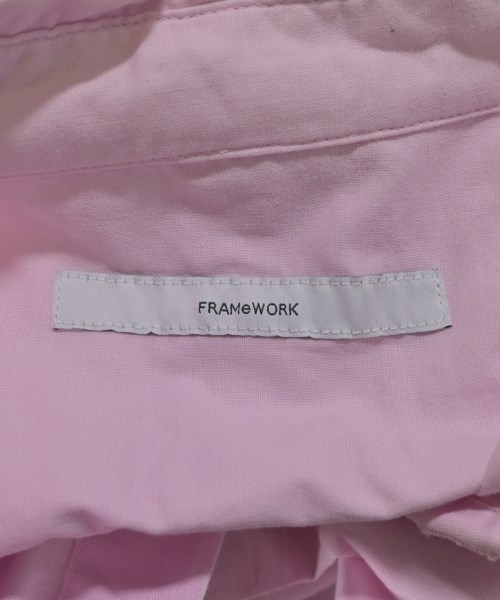 FRAMeWORK（フレームワーク）カジュアルシャツ ピンク サイズ:-(M位) レディース/2200652182057