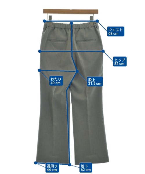 FRAMeWORK（フレームワーク）スラックス グレー サイズ:36(S位) レディース/2200648741077