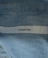 FRAMeWORK（フレームワーク）カジュアルシャツ 青 サイズ:F レディース/2200648790013