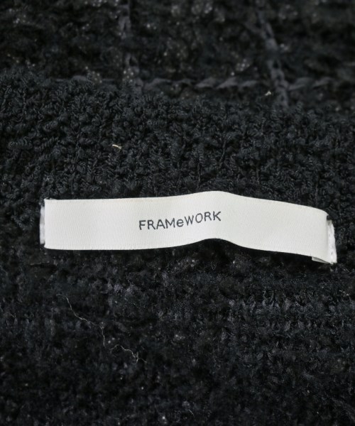 FRAMeWORK（フレームワーク）カーディガン 黒 サイズ:F レディース/2200700541072