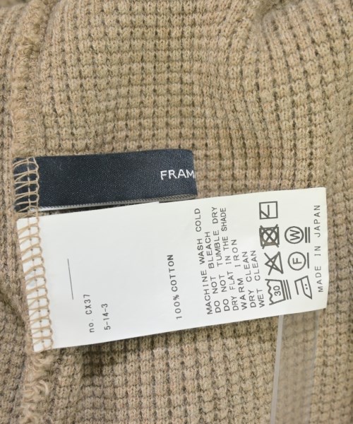 FRAMeWORK（フレームワーク）Tシャツ・カットソー ベージュ サイズ:F レディース/2200700501021