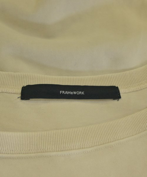 FRAMeWORK（フレームワーク）Tシャツ・カットソー 白 サイズ:F レディース/2200699590105