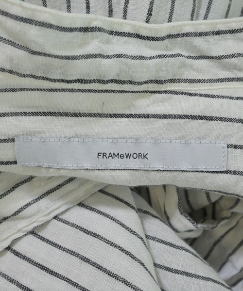 FRAMeWORK（フレームワーク）カジュアルシャツ 白 サイズ:F レディース/2200693561699