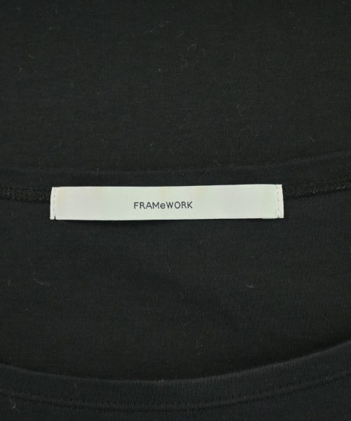 FRAMeWORK（フレームワーク）Tシャツ・カットソー 黒 サイズ:F レディース/2200698206335