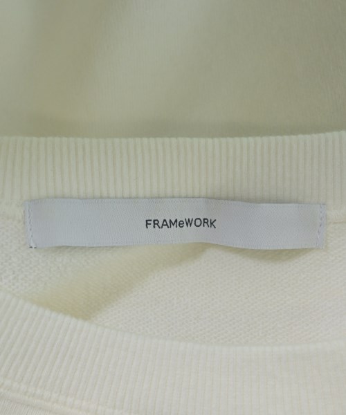 FRAMeWORK（フレームワーク）Tシャツ・カットソー 白 サイズ:F レディース/2200703275103