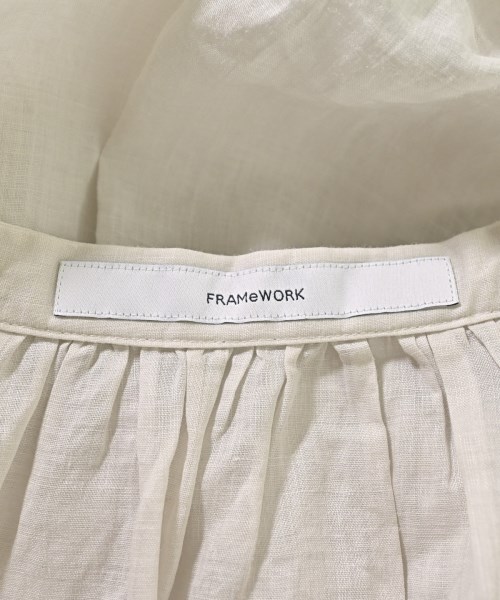 FRAMeWORK（フレームワーク）カジュアルシャツ 白 サイズ:F レディース/2200702638145