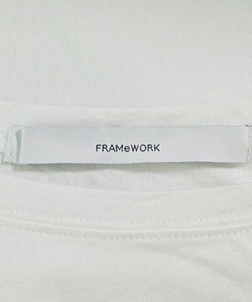 FRAMeWORK（フレームワーク）Tシャツ・カットソー 白 サイズ:F レディース/2200702552113