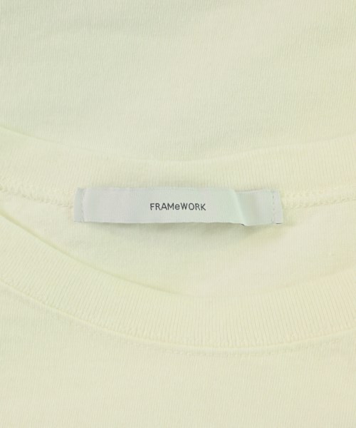 FRAMeWORK（フレームワーク）Tシャツ・カットソー 白 サイズ:F レディース/2200705983020