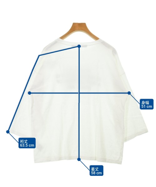 FRAMeWORK（フレームワーク）Tシャツ・カットソー 白 サイズ:F レディース/2200699482066