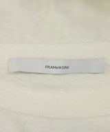FRAMeWORK（フレームワーク）Tシャツ・カットソー 白 サイズ:F レディース/2200699482066