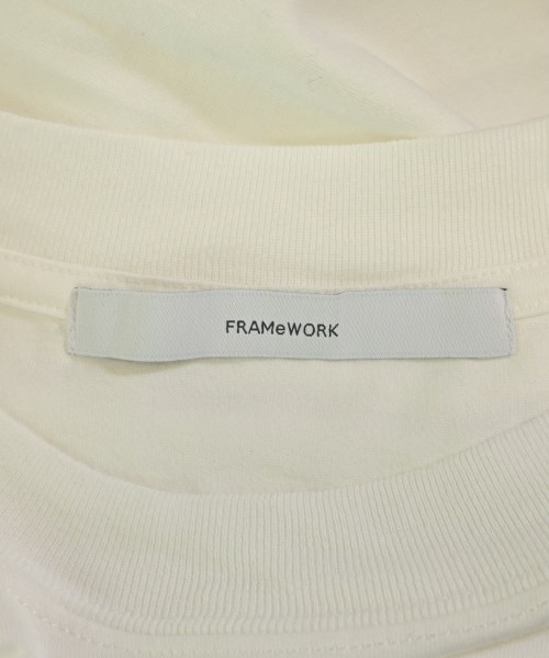FRAMeWORK（フレームワーク）Tシャツ・カットソー 白 サイズ:F レディース/2200699482080