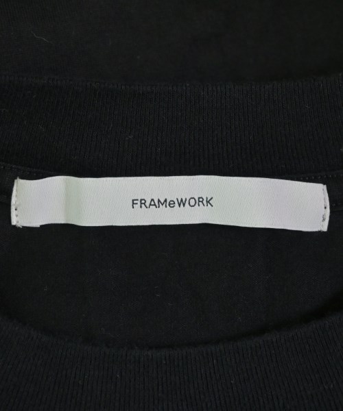 FRAMeWORK（フレームワーク）Tシャツ・カットソー 黒 サイズ:F レディース/2200699482127