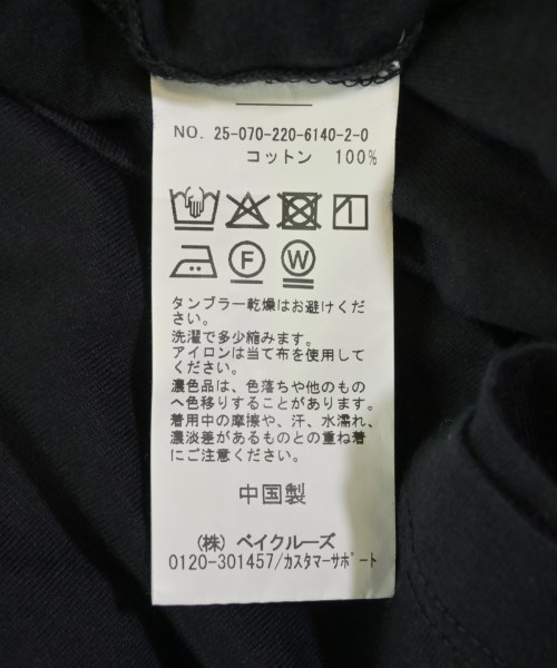 FRAMeWORK（フレームワーク）Tシャツ・カットソー 黒 サイズ:F レディース/2200699482127