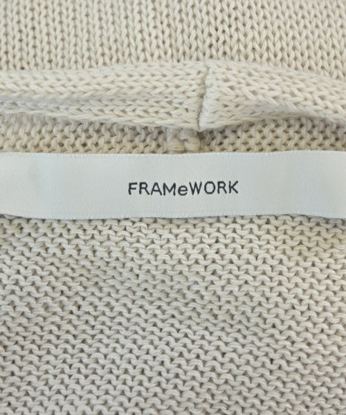FRAMeWORK（フレームワーク）カーディガン 白 サイズ:F レディース/2200704509047