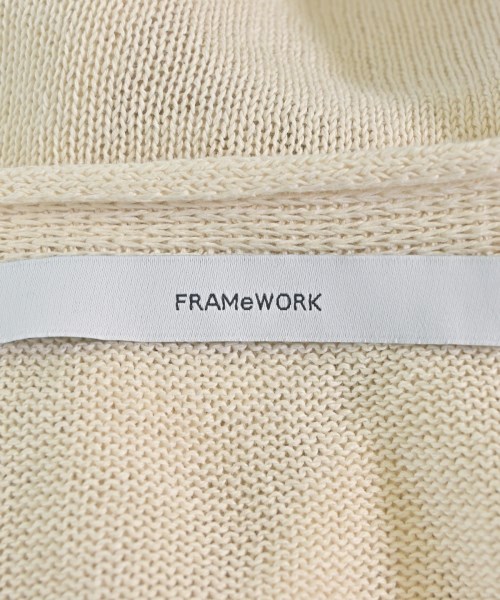 FRAMeWORK（フレームワーク）カーディガン 白 サイズ:F レディース/2200705438018