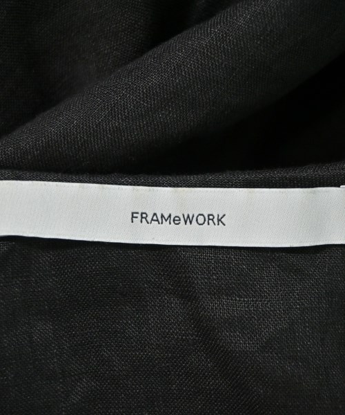 FRAMeWORK（フレームワーク）カジュアルシャツ 黒 サイズ:F レディース/2200707373065