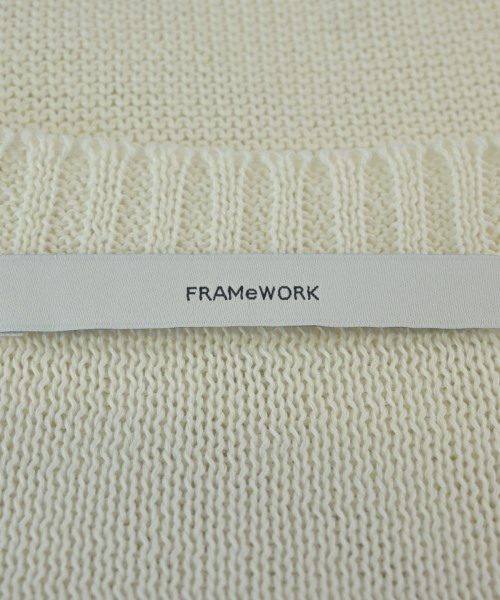 FRAMeWORK（フレームワーク）ニット・セーター 白 サイズ:F レディース/2200707373096