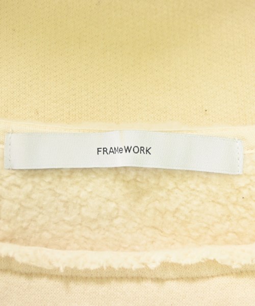 FRAMeWORK（フレームワーク）Tシャツ・カットソー 白 サイズ:F レディース/2200699644075