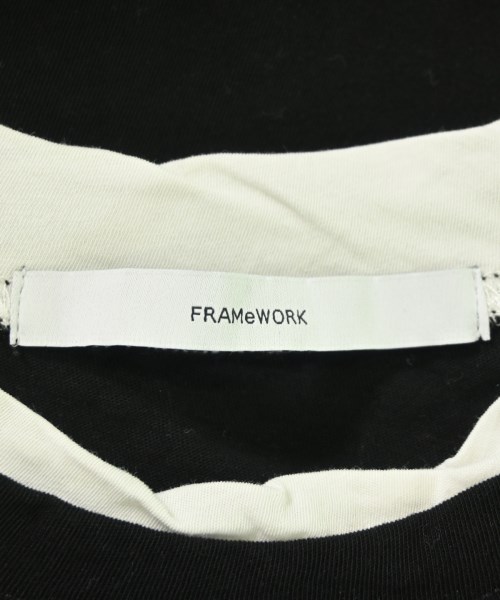FRAMeWORK（フレームワーク）Tシャツ・カットソー 黒 サイズ:-(XL位) レディース/2200699644112