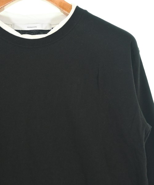 FRAMeWORK（フレームワーク）Tシャツ・カットソー 黒 サイズ:-(XL位) レディース/2200699644112
