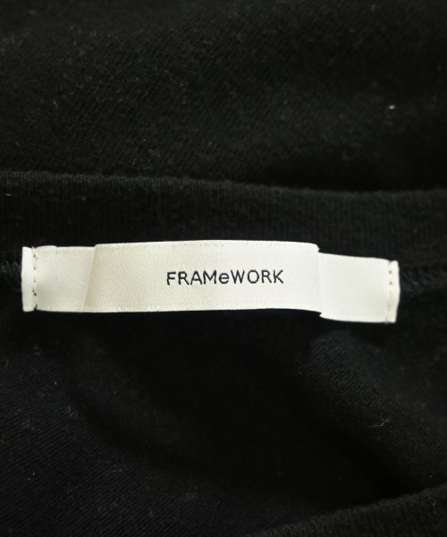 FRAMeWORK（フレームワーク）Tシャツ・カットソー 黒 サイズ:-(XL位) レディース/2200699644143
