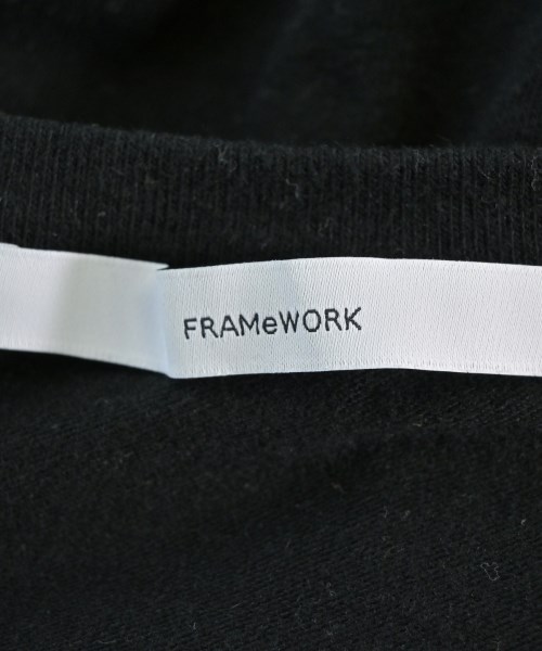 FRAMeWORK（フレームワーク）Tシャツ・カットソー 黒 サイズ:-(M位) レディース/2200706343076