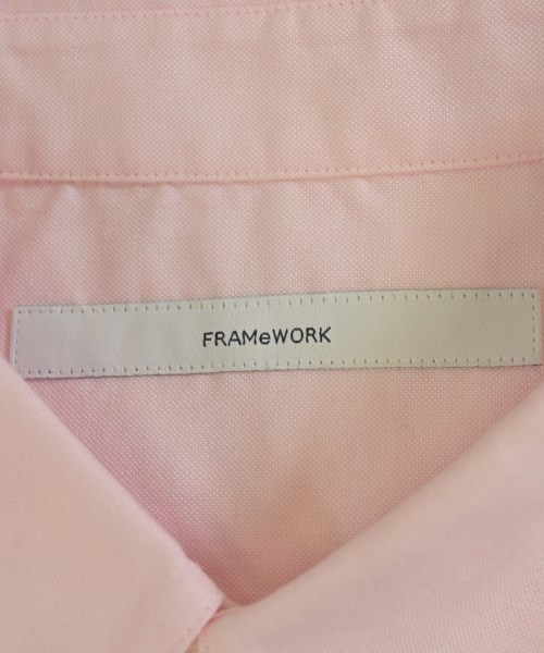 FRAMeWORK（フレームワーク）カジュアルシャツ ピンク サイズ:F レディース/2200708261040