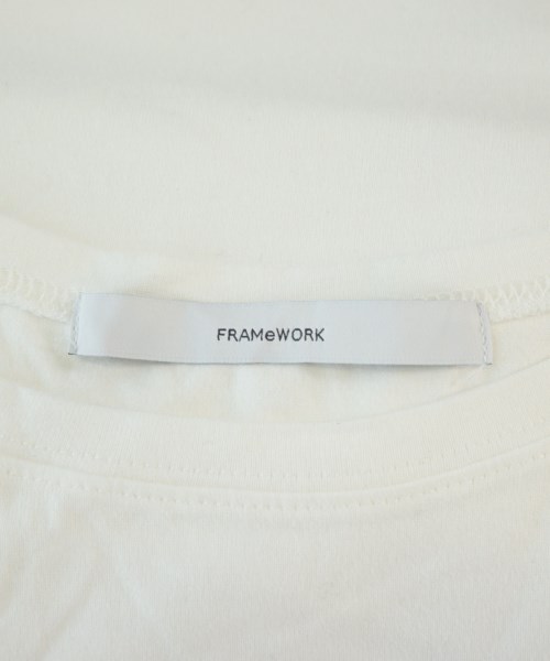 FRAMeWORK（フレームワーク）Tシャツ・カットソー 白 サイズ:F レディース/2200705124454