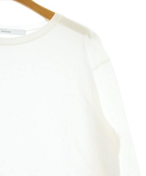 FRAMeWORK（フレームワーク）Tシャツ・カットソー 白 サイズ:F レディース/2200705124454