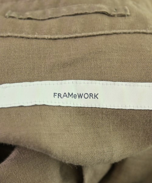 FRAMeWORK（フレームワーク）カジュアルシャツ 茶 サイズ:38(M位) レディース/2200707315041