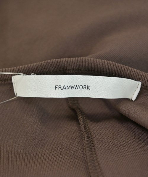FRAMeWORK（フレームワーク）ワンピース 茶 サイズ:36(S位) レディース/2200704942318