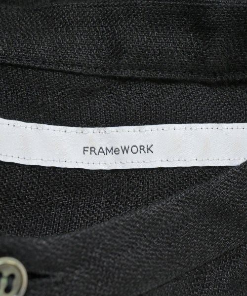 FRAMeWORK（フレームワーク）カジュアルシャツ 黒 サイズ:F レディース/2200704260139