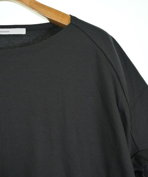 FRAMeWORK（フレームワーク）Tシャツ・カットソー 黒 サイズ:F レディース/2200704260160