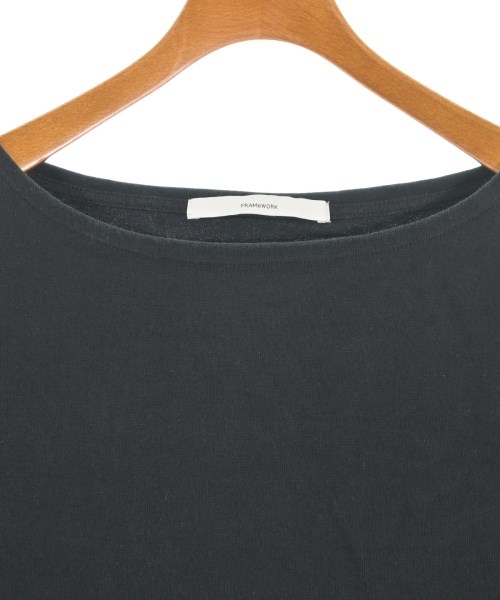 FRAMeWORK（フレームワーク）Tシャツ・カットソー 黒 サイズ:F レディース/2200660181073