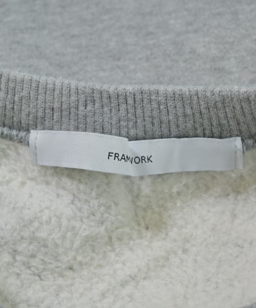 FRAMeWORK（フレームワーク）スウェット グレー サイズ:F レディース/2200647053379
