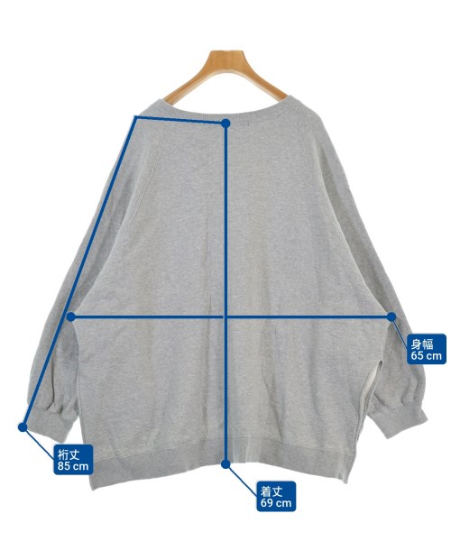 FRAMeWORK（フレームワーク）スウェット グレー サイズ:F レディース/2200647053379