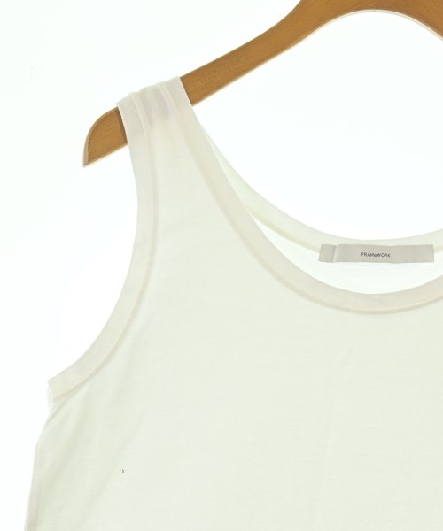 FRAMeWORK（フレームワーク）タンクトップ 白 サイズ:F レディース/2200661552087