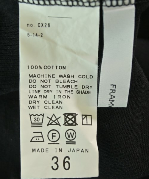 FRAMeWORK（フレームワーク）ワンピース 黒 サイズ:36(S位) レディース/2200660615110