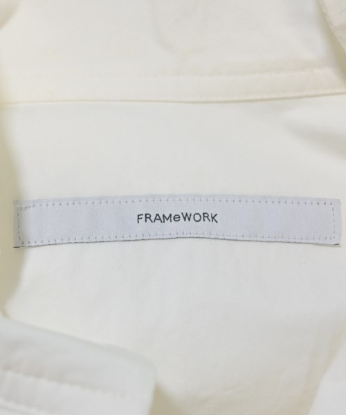 FRAMeWORK（フレームワーク）シャツワンピース 白 サイズ:F レディース/2200659891037