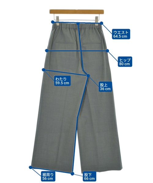 FRAMeWORK（フレームワーク）スラックス グレー サイズ:36(S位) レディース/2200661500088