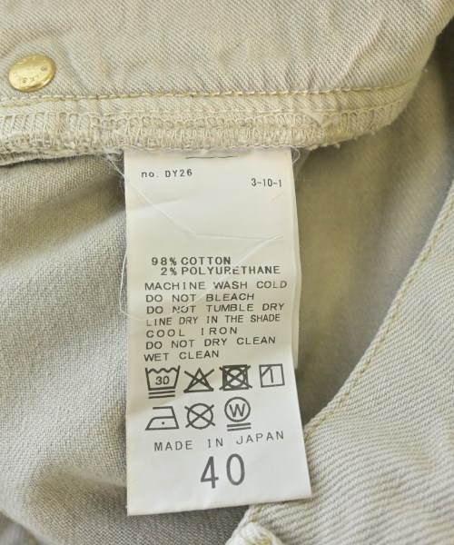 FRAMeWORK（フレームワーク）デニムパンツ ベージュ サイズ:40(M位) レディース/2200666579034