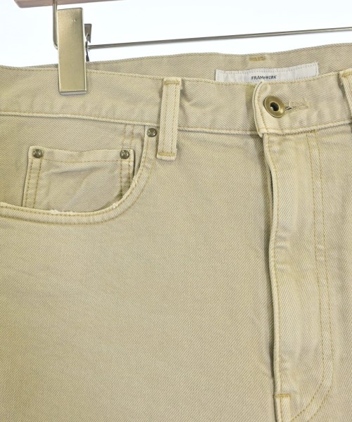 FRAMeWORK（フレームワーク）デニムパンツ ベージュ サイズ:40(M位) レディース/2200666579034