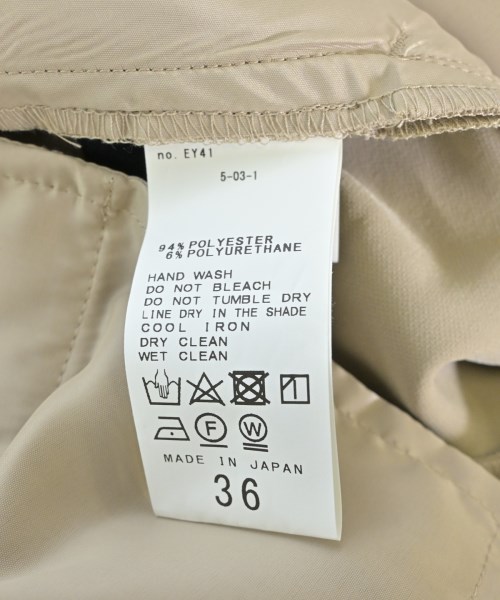 FRAMeWORK（フレームワーク）スラックス ベージュ サイズ:36(S位) レディース/2200666638038