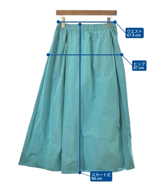 FRAMeWORK（フレームワーク）ロング・マキシ丈スカート 青 サイズ:38(M位) レディース/2200662987048