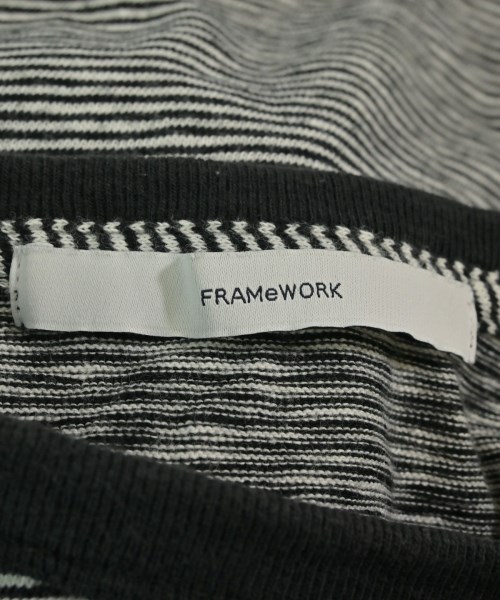 FRAMeWORK（フレームワーク）Tシャツ・カットソー 黒 サイズ:-(M位) レディース/2200664516109